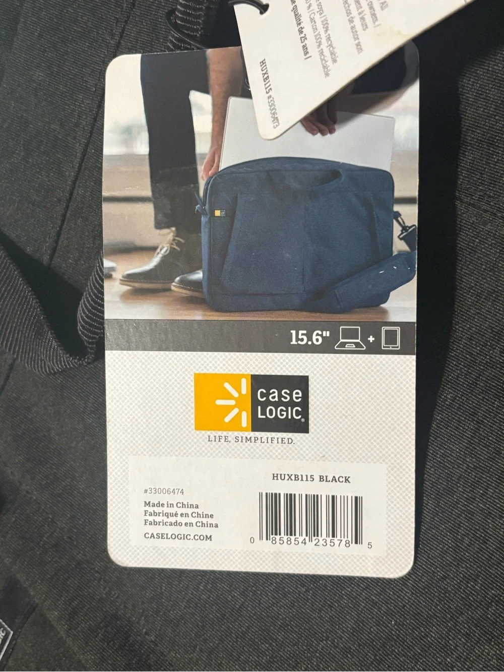 Case Logic 15.6” laptop bag NWT